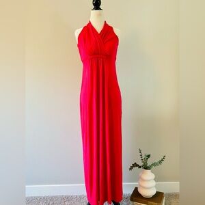 Motherhood Vibrant Red Maxi Dress